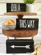 Load image into Gallery viewer, &quot;Qibla, this way&quot; 3-pc block set